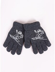 Yoclub Kids's Gloves RED-0200C-AA5A-005