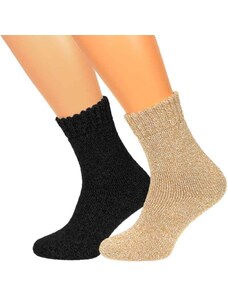 Dámske vlnené ponožky Alpaca 3páry Mix farba