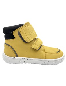 Detské zimné barefoot topánky Be Lenka Panda 2.0 - Cheese Yellow