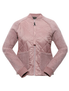Women's quilted jacket nax NAX OKEGA pale mauve
