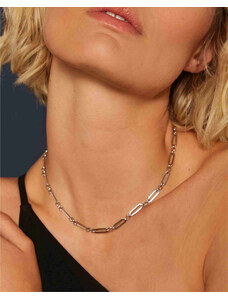 Šperky Rosefield náhrdelník Multilink Necklace Silver