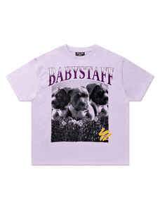 Dámske tričko krátky rukáv // Babystaff Feeny Oversize T-Shirt - lila