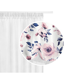 Edoti Curtain with roses Rosally 140x250 A491