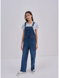 Big Star Woman's Overall Trousers 190031 Denim