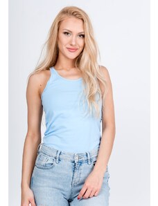 Kesi Women's tank top with a cut-out on the back - blue,