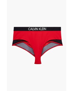 Red Swimwear Bottoms High Waist Bikini Calvin Klein Underwear - Women