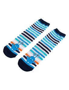 Children's socks Shelvt striped alien