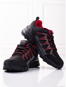 Men's trekking shoes DK black and red