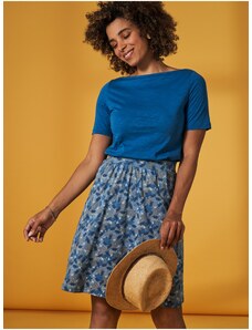 Blue women's patterned skirt Tranquillo - Women's