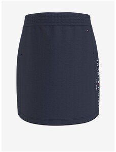 Dark blue girls' sweatpant skirt Tommy Hilfiger - Girls