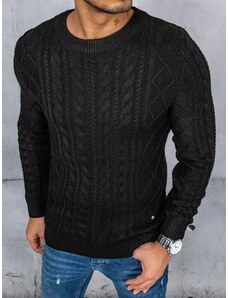 Dstreet Čierny hrejivý sveter