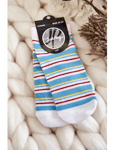 Kesi Youth socks with pattern stripes Multicolored