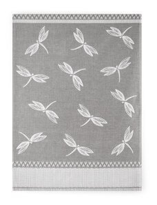 Zwoltex Unisex's Dish Towel Ważki Grey/Pattern