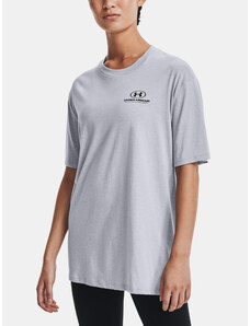 Under Armour T-Shirt Oversized Graphic SS-GRY - Women