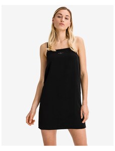 Čierne Dámske šaty Calvin Klein Džínsy Monogram Cami - Ženy