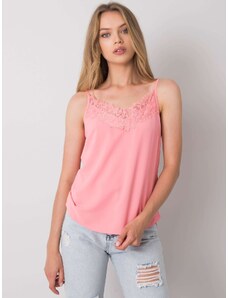Fashionhunters Women's coral top with straps