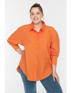 Trendyol Curve Orange Woven Shirt