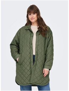 Khaki ladies quilted light coat ONLY CARMAKOMA New Tanzia - Women
