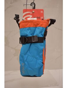 Modro-oranžové bezpalcové rukavice ECHT SKI S-M-L