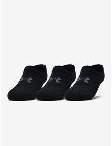 Set of three pairs of black Women's Ultra Under Armour socks