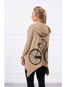 Kesi Sweatshirt with cycling print camel
