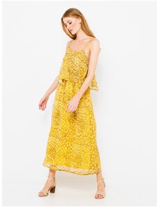 Dámske šaty CAMAIEU Yellow Abstract