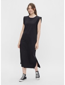 Black Maxi Dress with Slit Pieces Temmo - Women