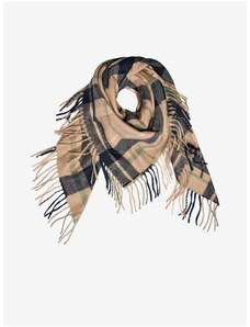 Black and Beige Ladies Checkered Scarf Pieces Nyla - Women