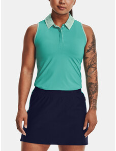 Under Armour Tank Top UA Iso-Chill Sleeveless Polo-GRN - Women