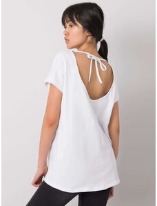 Fashionhunters Women's white monochrome T-shirt