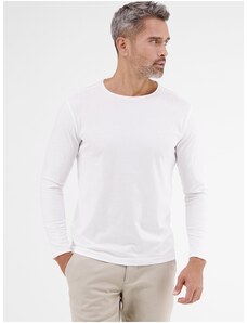 White men's basic T-shirt LERROS - Men