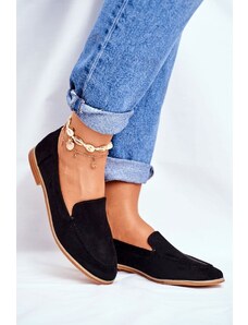 Kesi Women's Slip-On Black Twinky Suede Low Shoes