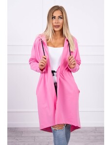 Kesi Coat with longer back light pink