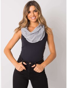 Fashionhunters Women's gray-white polka dot scarf