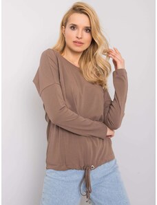 Fashionhunters Basic brown blouse