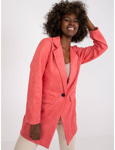Fashionhunters Pink blazer with Irmina closure