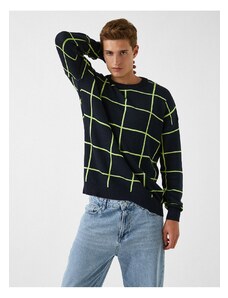 Koton Oversize kockovaný sveter