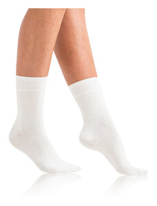 Bellinda COTTON MAXX LADIES SOCKS - Dámske bavlnené ponožky - biela