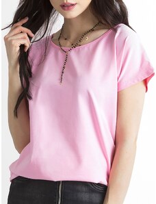 Fashionhunters Basic pink T-shirt
