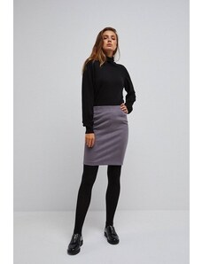 Moodo Pencil skirt with shiny thread