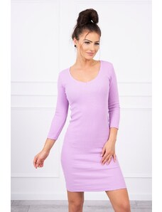 Kesi Dress with purple neckline