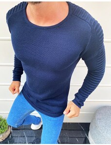 DStreet Dark blue men's sweater WX1607