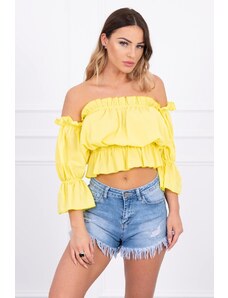 Kesi Yellow shoulder blouse
