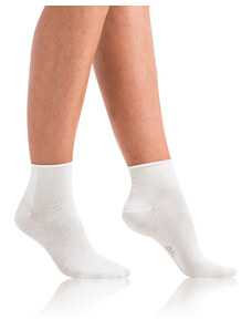 Bellinda GREEN ECOSMART COMFORT SOCKS - Dámske ponožky z bio bavlny s netlačícím lemom - biela