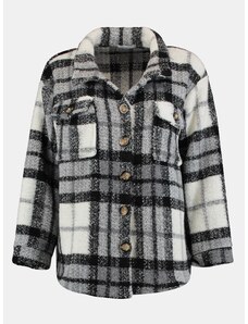 Haily ́s Grey checkered light jacket with wool Hailys - Women