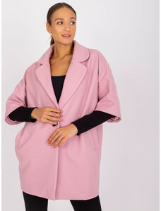 Fashionhunters Light pink one-button jacket by Aliz RUE PARIS