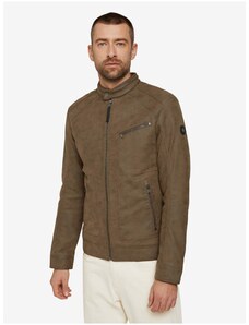 Brown Men's Leatherette Jacket Tom Tailor - Men