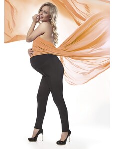 Bas Bleu STEFANIE maternity leggings with high waist and stitching