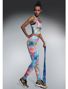 Bas Bleu TESSERA 90 sports leggings with colour print