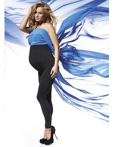 Bas Bleu ANABEL maternity leggings made of insulated knitwear and high waist